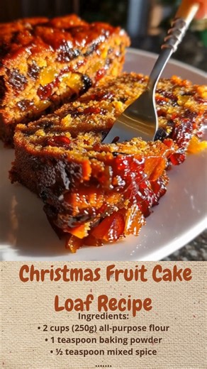 170K views · 674 reactions | Christmas Fruit Cake Loaf Recipe | Cakecrafted Recipes | Facebook