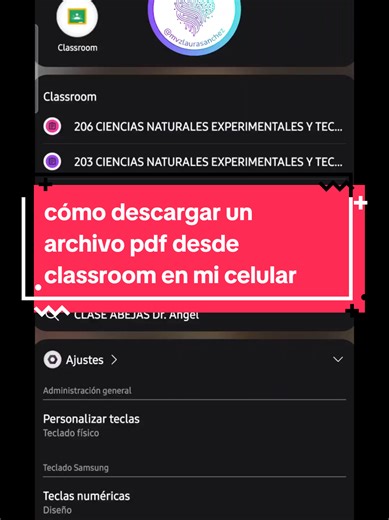COMO DESCARGAR UN ARCHIVO PDF DESDE CLASSROOM EN MI CELULAR