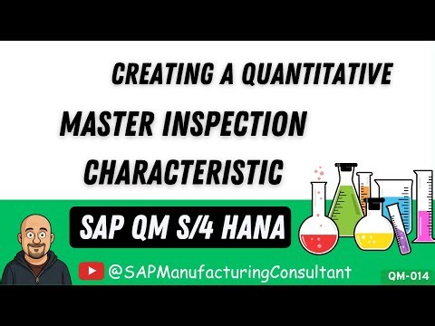 Creating a Quantitative Master Inspection Characteristic | SAP QM