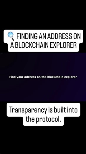 Adams Gomez on Instagram: "Every wallet, transaction, and block is public. Paste a wallet address or transaction hash into a blockchain explorer and you can instantly see balances, transfers, timestamps, and movement history — all in real time. No permission needed. No middlemen. Just raw on-chain data. This is how transparency really works. 👀 #BlockchainExplorer #OnChain #CryptoEducation #Bitcoin #Web3"