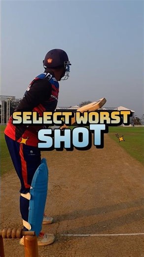 Select worst shot played #cricket #goprocricket