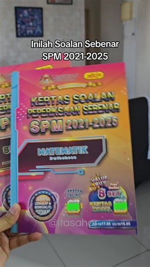 SPM 2026: Latihan Soalan Past Year & 8 Set Model Exam untuk Batch 09