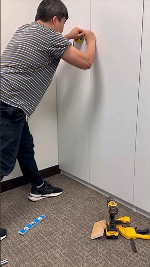 Installing Ikea Kallror handles #ikea #diy #dewalt #furniture #how #homedecor #taskrabbit #tasker