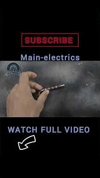 DIY Mini Electromagnet | Powerful 3.7V Battery-Powered Electromagnet Experiment #experiment #diy