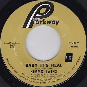 Simms Twins - Baby It's Real / Together