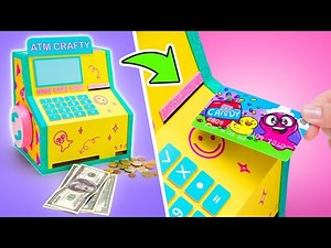How to Make a Working ATM! 🛠️💖 Cardboard Craft