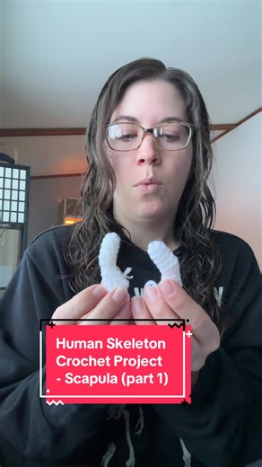 Complete Your Crochet Human Skeleton with Scapula