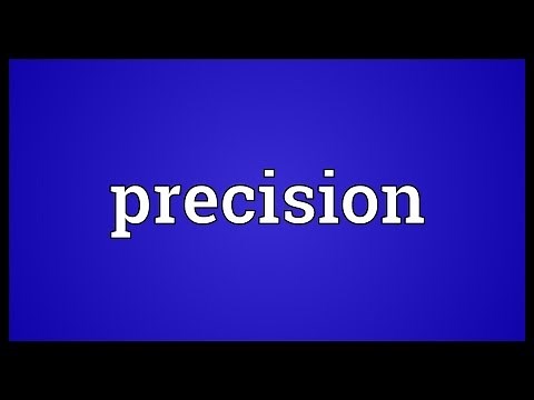 Precision Meaning