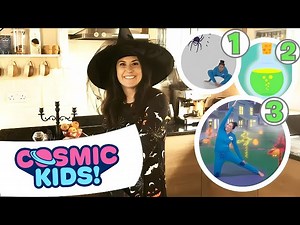 Jaime's Yoga Mix | Halloween Edition! | Yoga and Mindfulness for kids - Videos For Kids