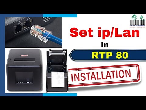 Thermal Printer Retsol RTP 80 TP806L How To Set IP& Configure Thermal Lan Printer RetsolRTP80 TP806L