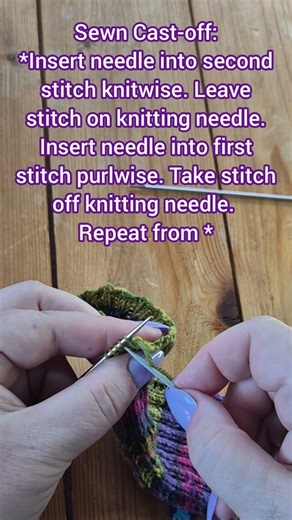 Cast off to match the long tail cast on. It's stretchy & my go to cast off for toe up socks.