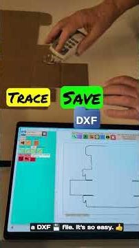 Trace of cardboard pattern for die cutting on CNC