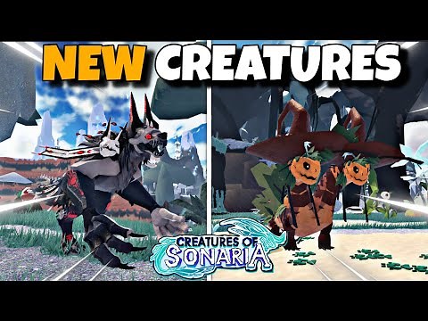 NEW HALLOWEEN CREATURES are HERE! | Creatures of Sonaria
