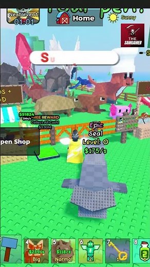 I Found an EPIC Seal 🦭🔥 Roblox Catch & Tame #shorts
