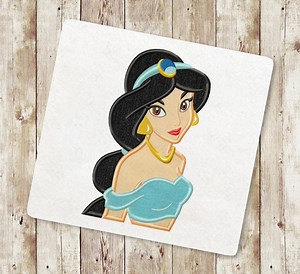 Arabian Princess Applique Embroidery Design, Baby Girl Birthday Applique Embroidery Designs, Instant Download, 027 - Etsy