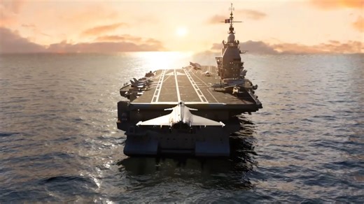 "France Libre": Découvrez le futur porte-avions XXL français