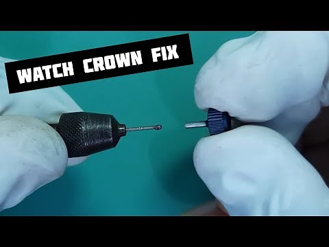 How to fix your watch crown? Broken stem replace tutorial | SolimBD