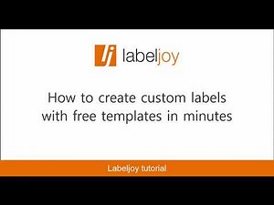 How to create custom labels with free templates in minutes