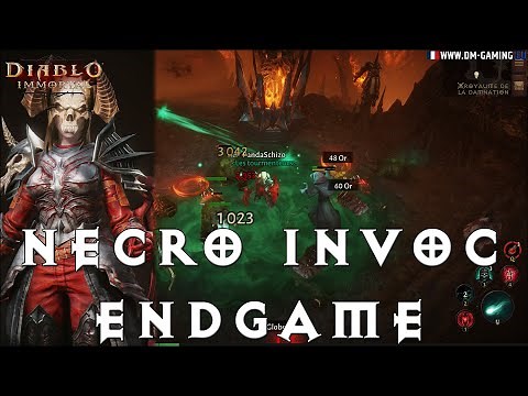 Nécromancien Invocation Diablo Immortal, la puissance du build nécro squelettes !