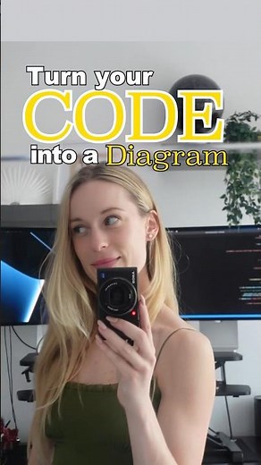 Turn your code into beautiful diagrams! 😍 #tech