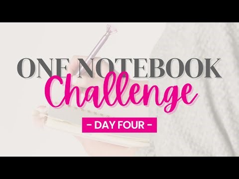One Notebook Challenge Day 4