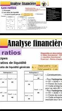 Les ratios de liquidité - Finance