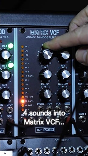 MATRIX VCF & TRIPLE CROSS - 4-Input Cross-Fading Drone