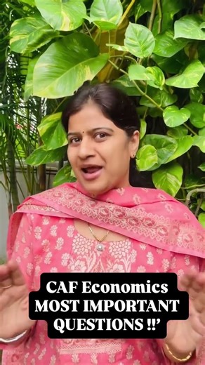 🔥 Most IMP Questions for CA Foundation Economics | Don’t Miss Out!