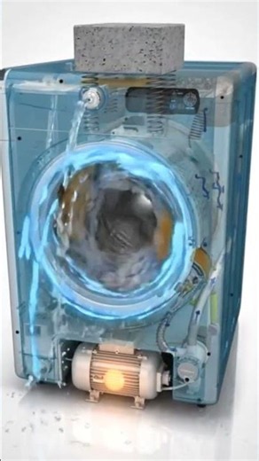 #Demonstration of washing machine #science