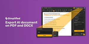AI ドキュメントを無料でエクスポート |Simplifiedされたドキュメントのエクスポート
