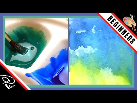 Watercolour Tutorial Beginners Lessons - The 'Lifting Out' Technique by Paul Hopkinson