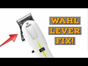 HOW TO FIX LOOSE LEVER WAHL CLIPPER