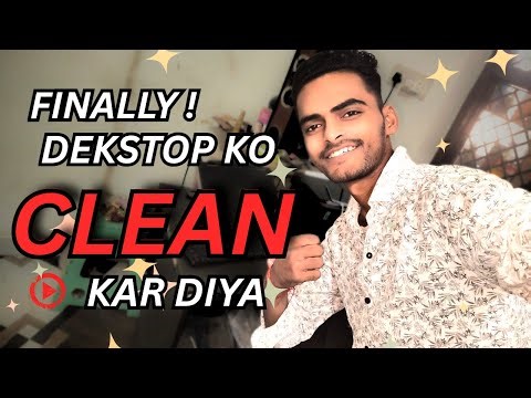 💻 Finally! Maine Apna Desktop Clean Kar Diya 😱| Satisfying Transformation 💻✨