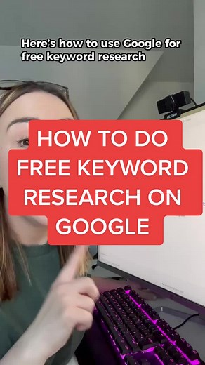 Wanna know how to use Google for keyword research? This is my favourite way to do keyword research without spending a penny right now! And we all love a bit of budget friendly SEO! #seotips #searchengineoptimisation #marketingtips #websitetips #digitalmarketing