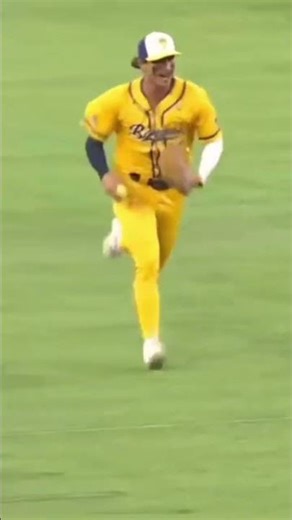 Impressive backflip catch from Robert Anthony Cruz of The Savannah Bananas