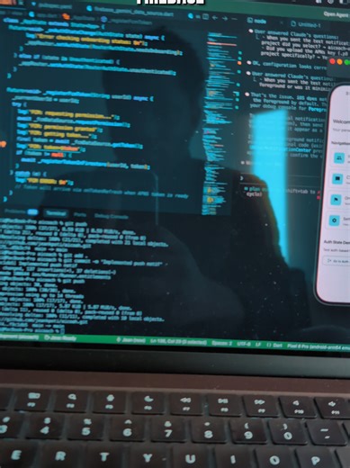 Implemented Push Notification Using Firebase #technology #programming #coding #mobileapp