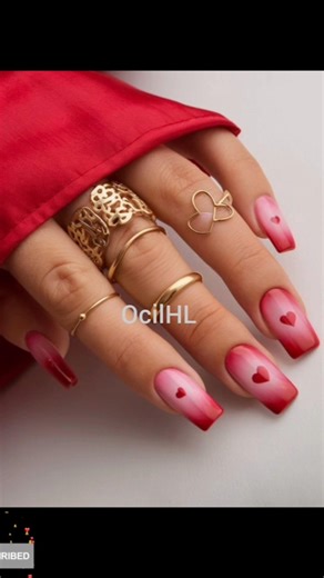 Most Beautiful Valentine Nail Art Design #nailart #shorts #trending