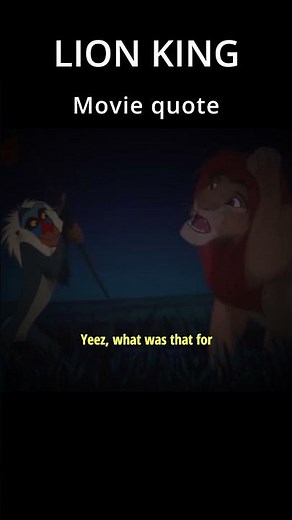Rafiki’s Wisdom Changes Simba Forever