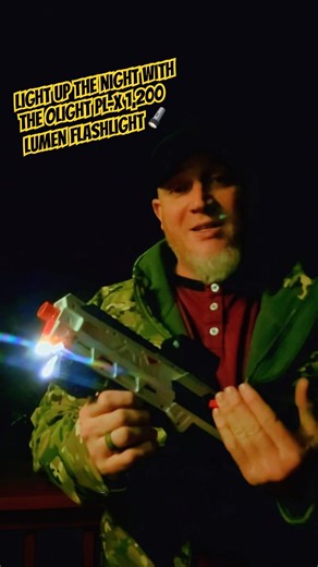Light up the night with the OLIGHT PL-X 1,200 Lumen Flashlight 🔦 #Bushcraft #Outdoors