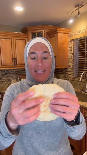 Pita Bread 3 1/4 cups of all purpose flour 1 1/2 cups of warm water 1 teaspoon sugar 1 1/2 teaspoons yeast 1 teaspoon salt 1 tablespoon olive oil In a large bowl put the water, yeast, sugar, oil and let it sit for 10 minutes then add the flour and salt. Mix the dough either by hand or mixer for 4 minutes. Put the little bit of olive oil in a bowl place the dough in the bowl making sure the oil is lightly glazed with the oil and allow the dough to rest in a warm area covered with a warm towel for