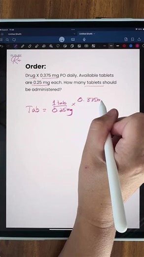 Nursing Dosage Calculations Practice #FutureRN