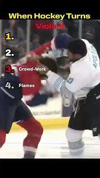 When Hockey Turns Violent! A Compilation of Insane Hockey Fights! #hockey #fighting #insane