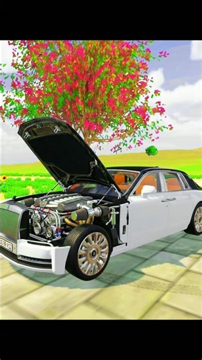 Rolls-Royce BONNET OPEN INDIAN VEHICLES SIMUTOR 3D #indiantractor3d #ultra