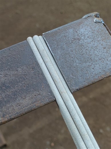 Welding Perforated Angle Iron with Rebar Patches