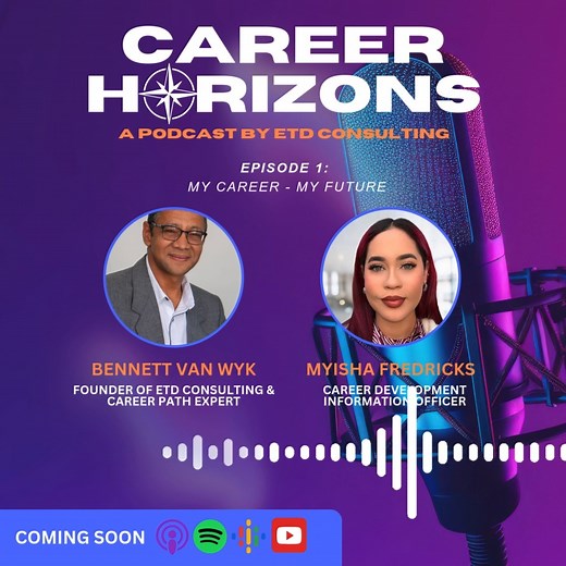 🔎 Struggling to Choose the Right Career Path? Let’s Talk Personality & Profession! Your career should fit you! But how do you choose subjects and a profession that aligns with your personality? 🤔💡 In this episode of Career Horizons, we chat with Myisha Fredericks, a career development expert, about: ✅ How your personality influences your career choices ✅ Choosing the right subjects to avoid unnecessary career delays ✅ Real-life case studies of people who successfully pivoted careers ✅ Practic