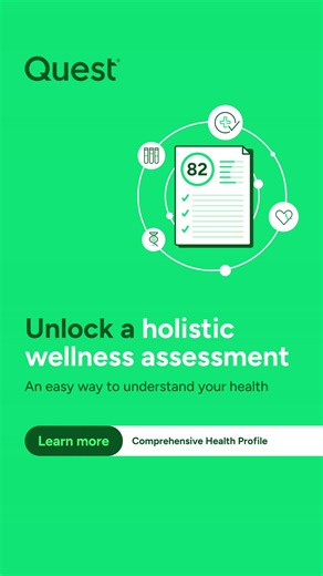 questhealth.com makes it easy for you to prioritize your health journey with a Comprehensive Health Profile. | Quest