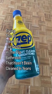 1K views | This shower at the flip house hadn’t been touched in DECADES…  But watch this Zep cleaner go to WORK on the grout!  I couldn’t believe how fast it cut through years of grime. If you have stubborn grout to tackle, this cleaner is a must. (ref) I linked the exact one I used here: bit.ly/4f8dftA #BeforeAndAfter #ZepCleaner #GroutCleaning #FlipHouseFix | My Creative Days | Facebook