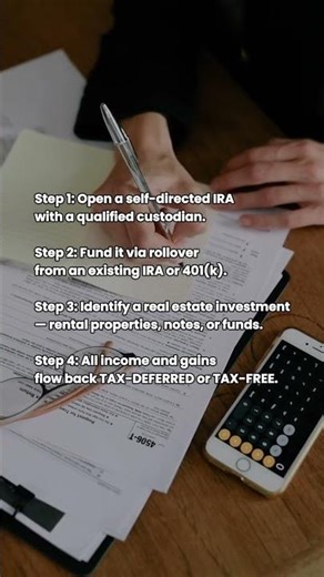 Use a Self-Directed IRA to invest in real estate - grow tax-deferred or tax-free #shorts #SDIRA