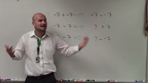 Review for adding and subtracting positive and negative integers