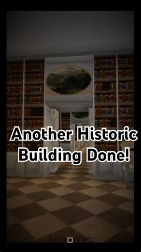 I built the Versailles City Library! #minecraft #history #france #library #versailles #art #gaming